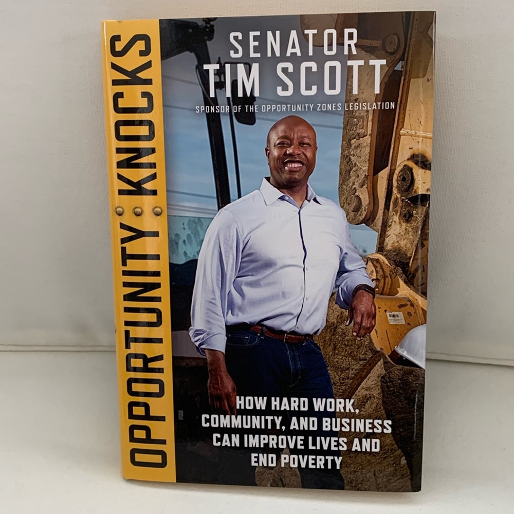 Senator Tim Scott First Edition Hard Back Book